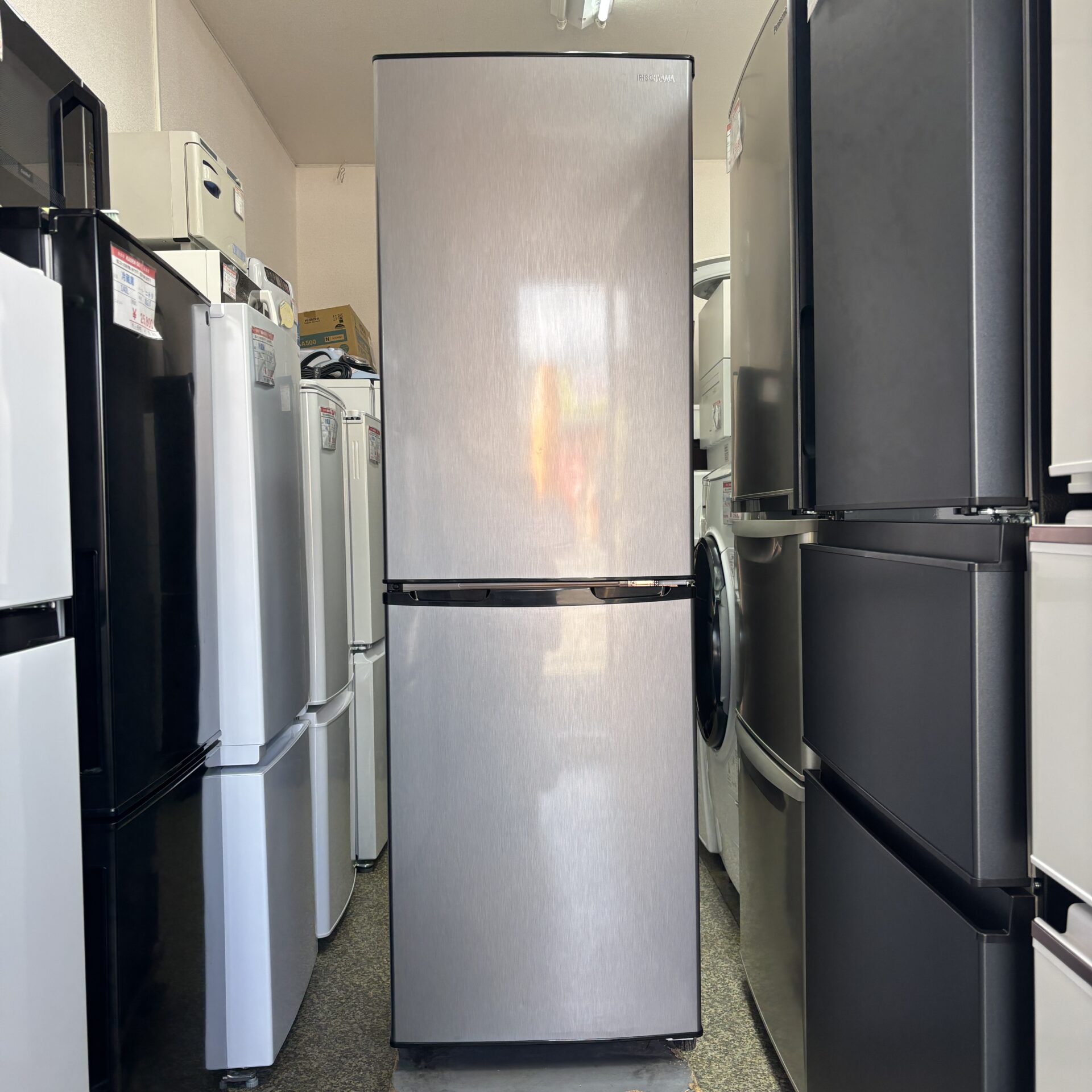 アイリスオーヤマ 冷凍冷蔵庫 KRSE-16A-BS 2021年製 - リサイクル